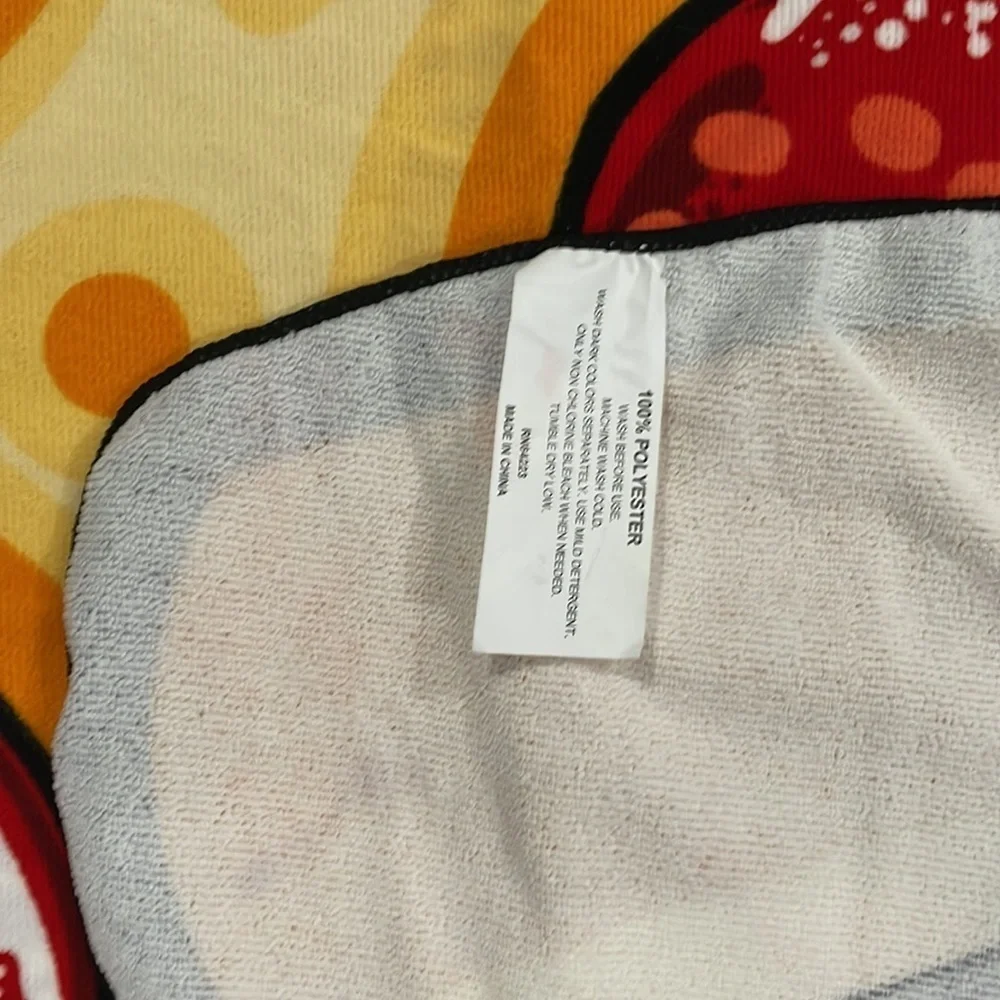 Pepperoni Pizza Slice Beach Pool Towel